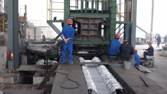 陽極板鑄型機組自動化生產(chǎn)線